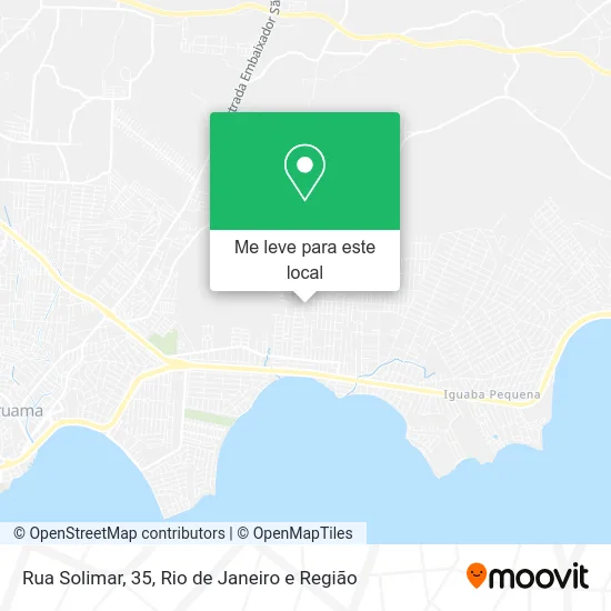 Rua Solimar, 35 mapa