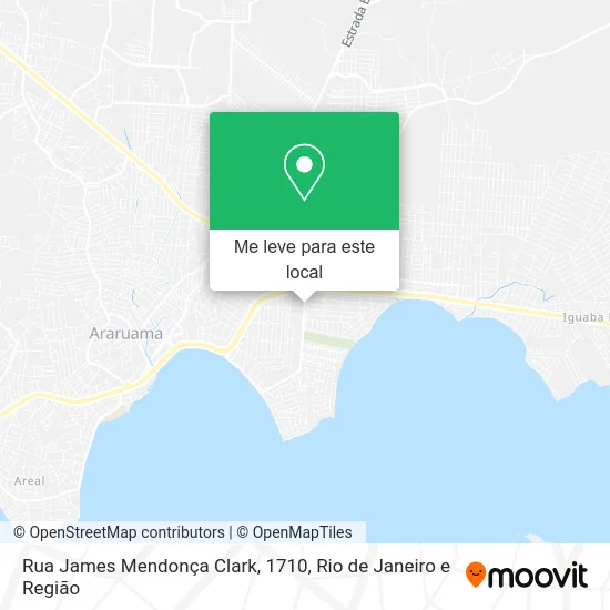 Rua James Mendonça Clark, 1710 mapa