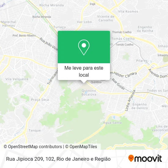 Rua Jipioca 209, 102 mapa