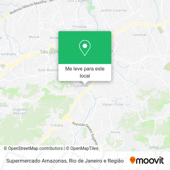 Supermercado Amazonas mapa