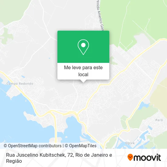 Rua Juscelino Kubitschek, 72 mapa