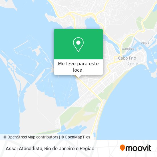Assaí Atacadista mapa