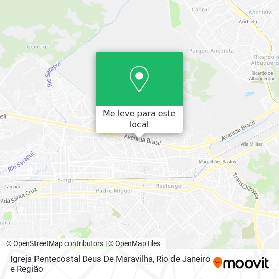 Igreja Pentecostal Deus De Maravilha mapa