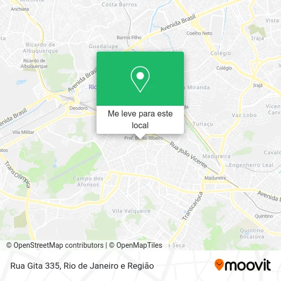 Rua Gita 335 mapa
