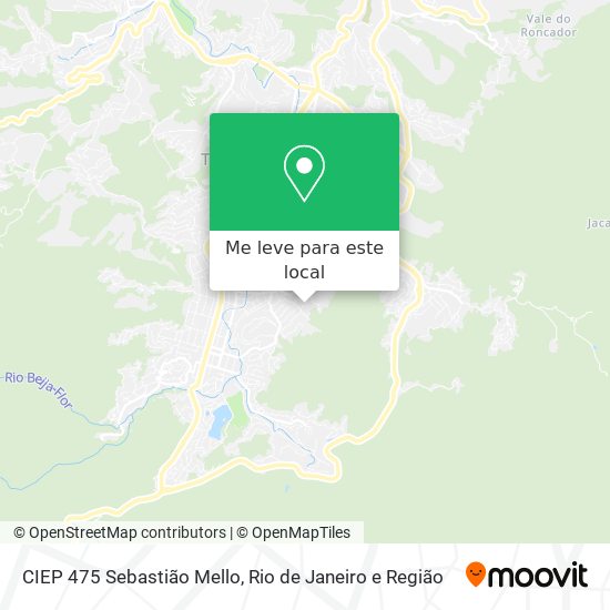 CIEP 475 Sebastião Mello mapa