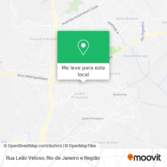 Rua Leão Veloso mapa
