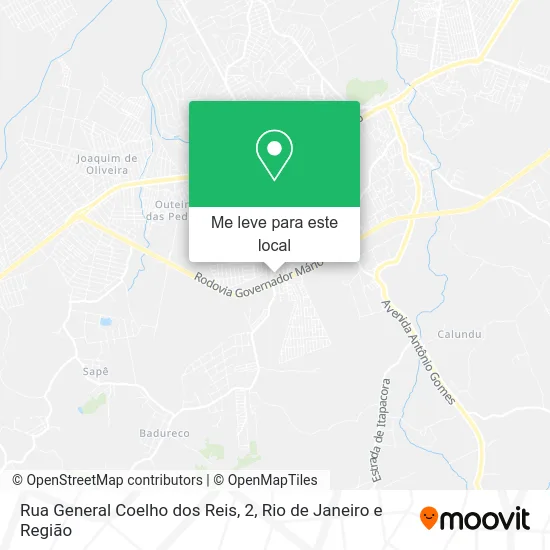 Rua General Coelho dos Reis, 2 mapa