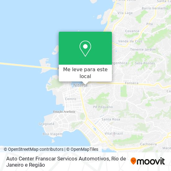 Auto Center Franscar Servicos Automotivos mapa