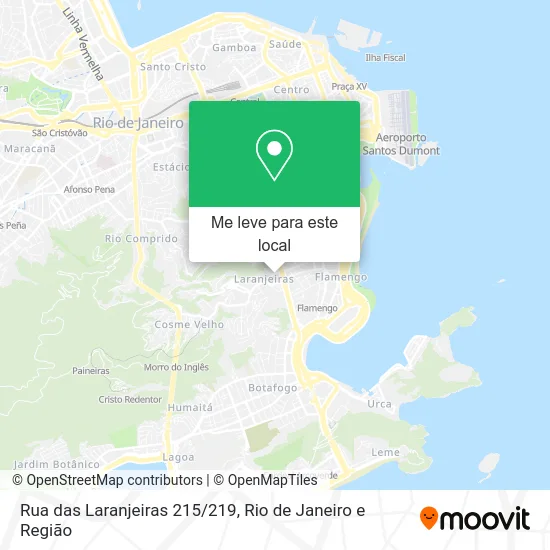 Rua das Laranjeiras 215/219 mapa