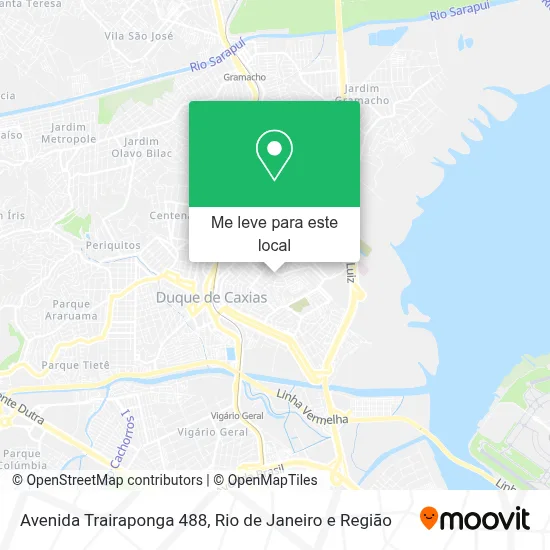 Avenida Trairaponga 488 mapa
