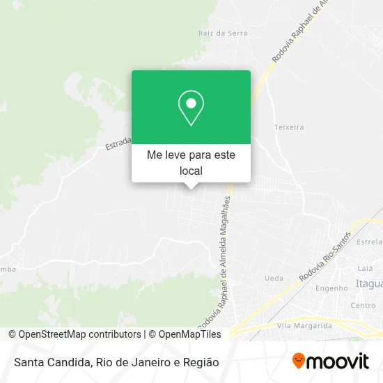 Santa Candida mapa