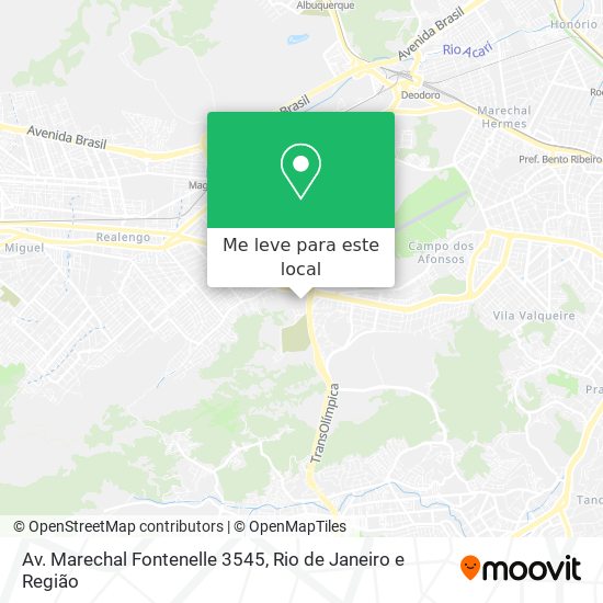 Av. Marechal Fontenelle 3545 mapa