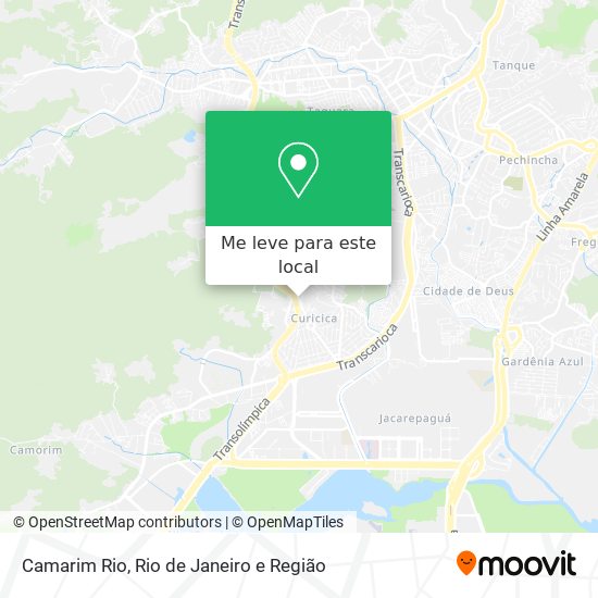 Camarim Rio mapa