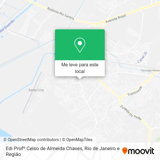 Edi Profº Celso de Almeida Chaves mapa