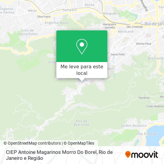 CIEP Antoine Magarinos Morro Do Borel mapa