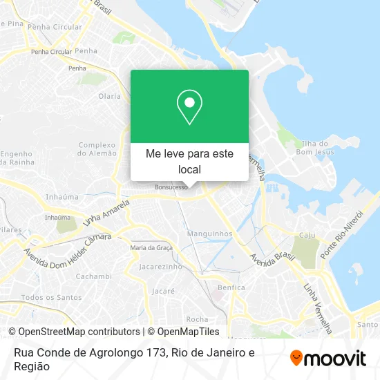 Rua Conde de Agrolongo 173 mapa
