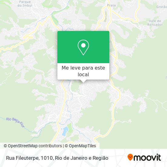 Rua Fileuterpe, 1010 mapa