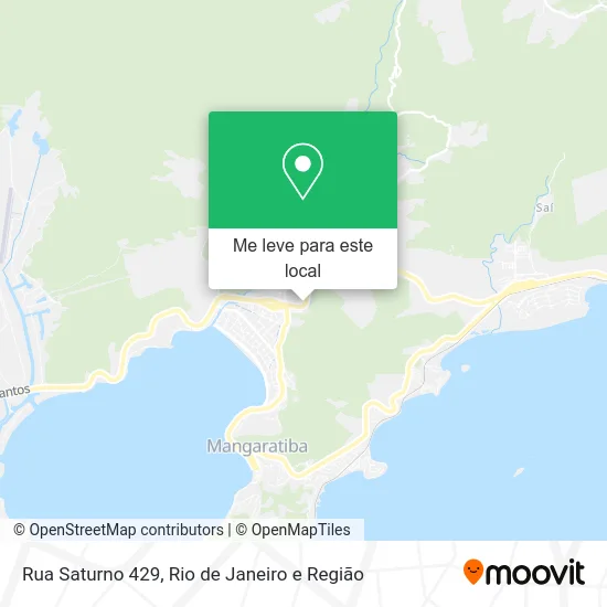 Rua Saturno 429 mapa