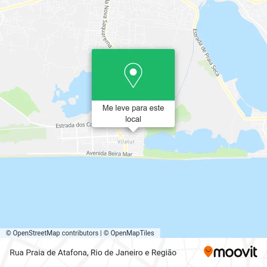 Rua Praia de Atafona mapa