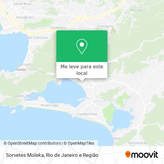 Sorvetes Moleka mapa