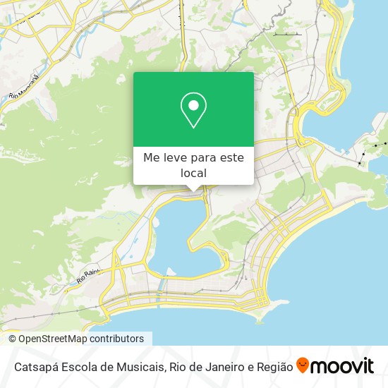 Catsapá Escola de Musicais mapa