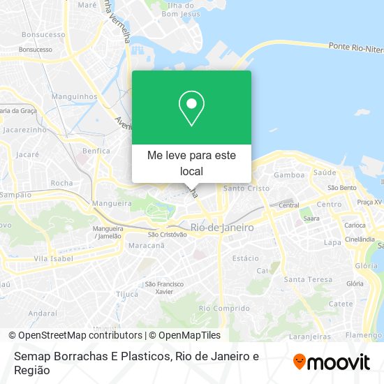 Semap Borrachas E Plasticos mapa