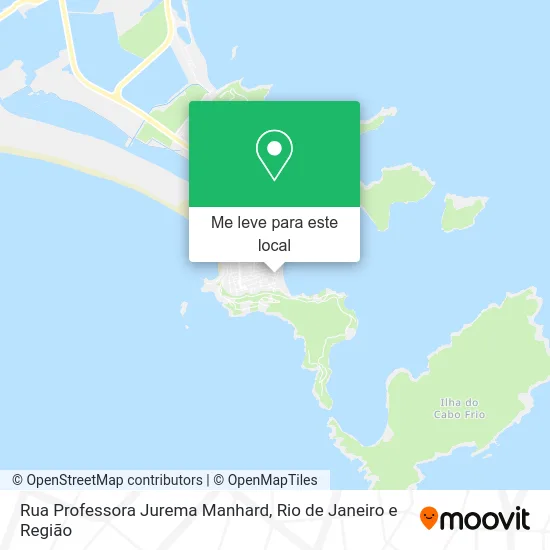 Rua Professora Jurema Manhard mapa