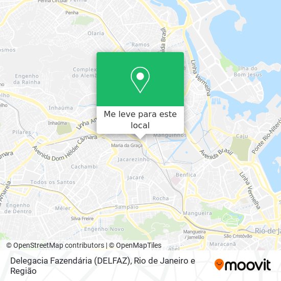 Delegacia Fazendária (DELFAZ) mapa