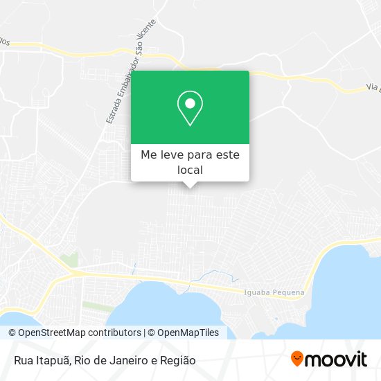 Rua Itapuã mapa