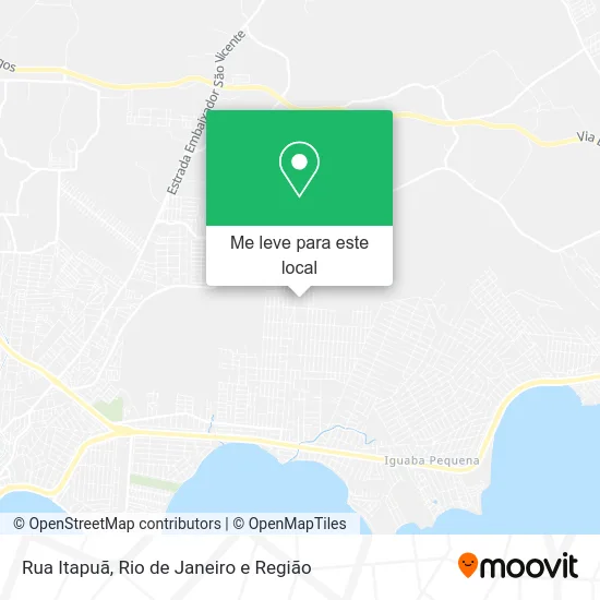 Rua Itapuã mapa
