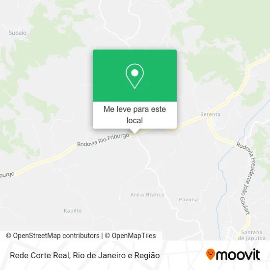 Rede Corte Real mapa