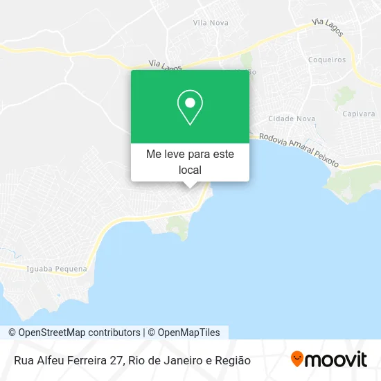 Rua Alfeu Ferreira 27 mapa