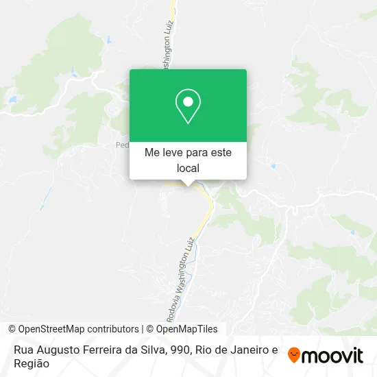 Rua Augusto Ferreira da Silva, 990 mapa