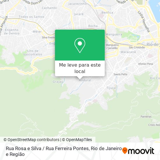 Rua Rosa e Silva / Rua Ferreira Pontes mapa