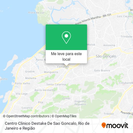 Centro Clinico Destake De Sao Goncalo mapa