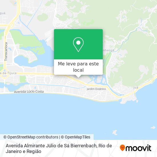 Avenida Almirante Júlio de Sá Bierrenbach mapa
