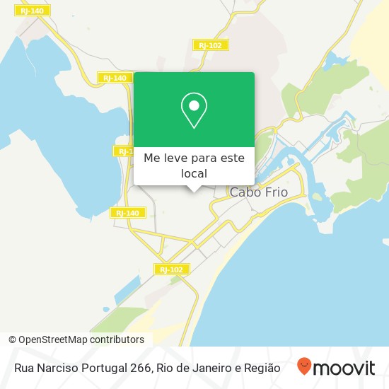 Rua Narciso Portugal 266 mapa