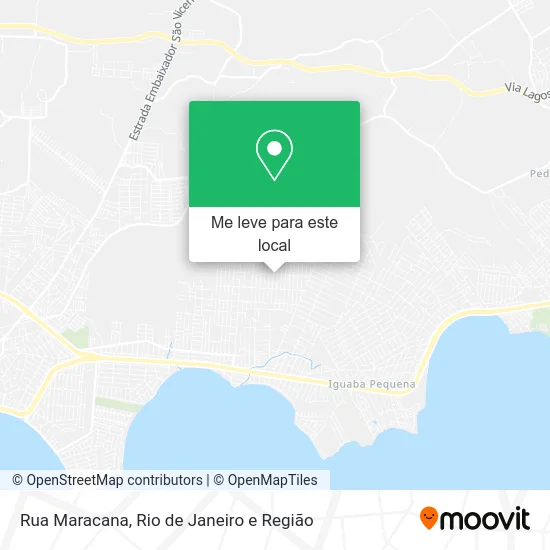 Rua Maracana mapa