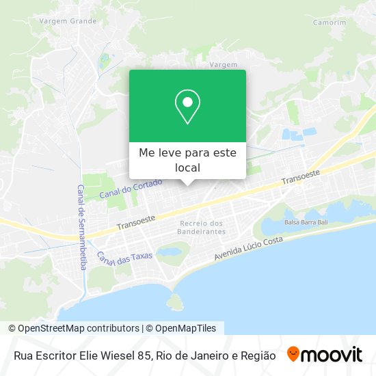 Rua Escritor Elie Wiesel 85 mapa