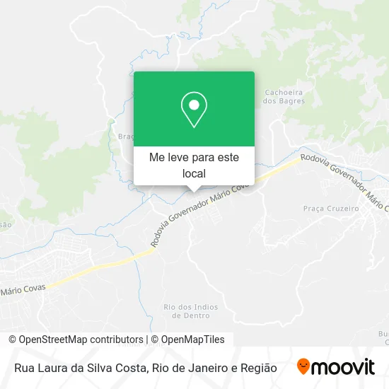 Rua Laura da Silva Costa mapa