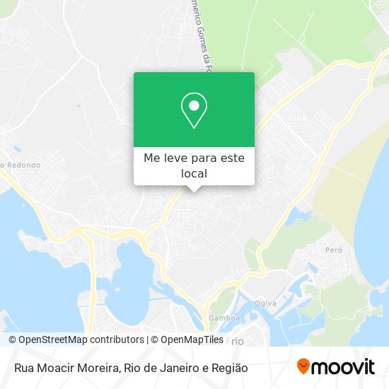 Rua Moacir Moreira mapa