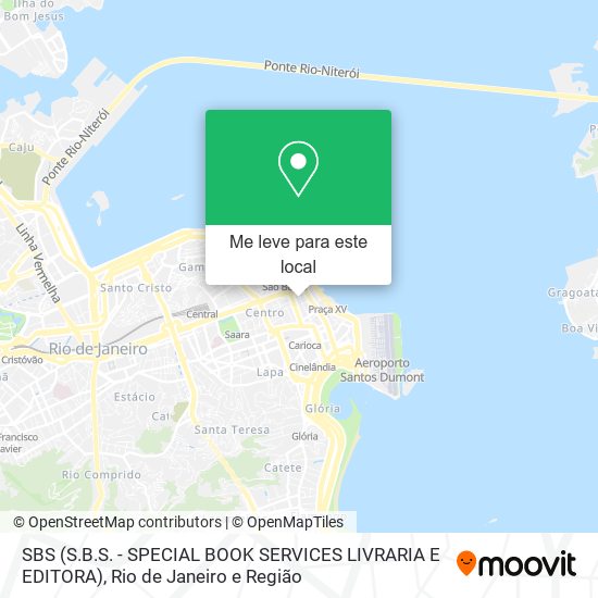 SBS (S.B.S. - SPECIAL BOOK SERVICES LIVRARIA E EDITORA) mapa