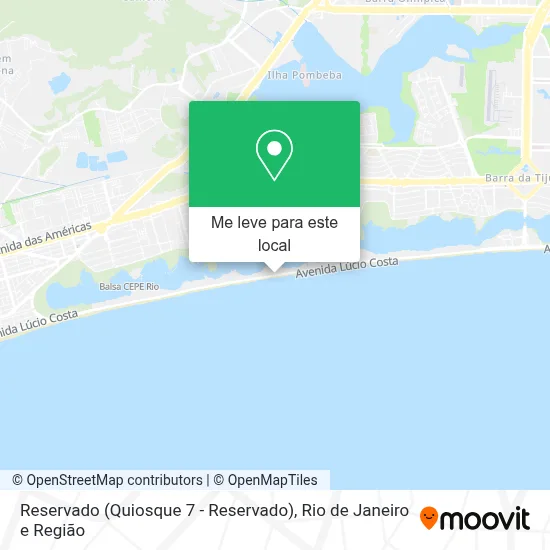 Reservado (Quiosque 7 - Reservado) mapa