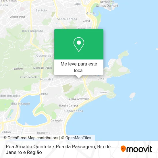 Rua Arnaldo Quintela / Rua da Passagem mapa