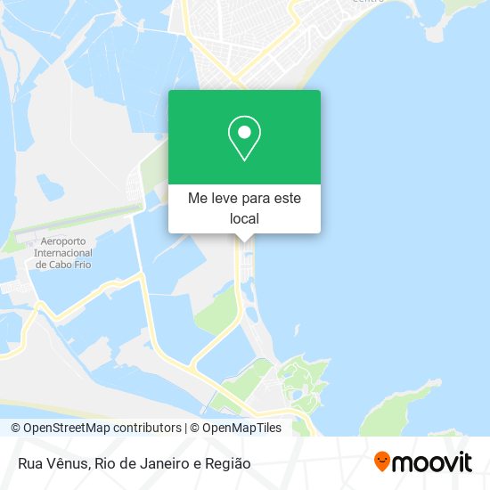 Rua Vênus mapa