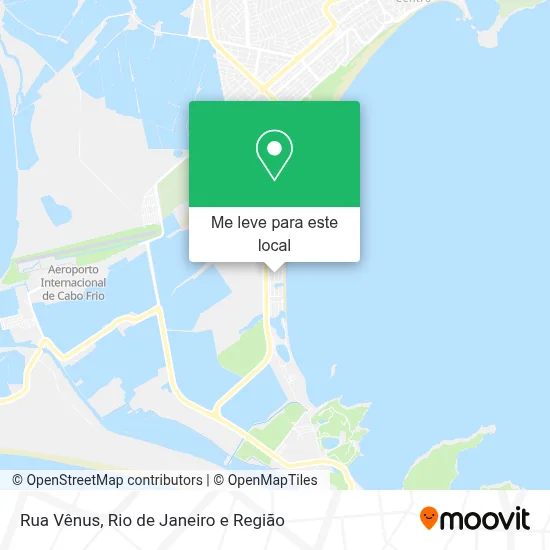Rua Vênus mapa