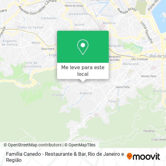 Família Canedo - Restaurante & Bar mapa