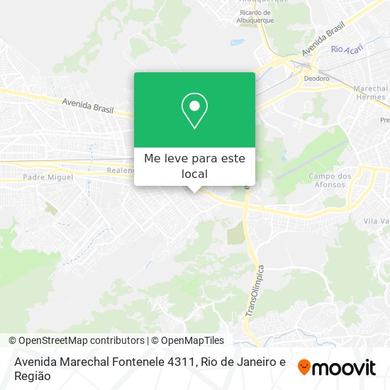 Avenida Marechal Fontenele 4311 mapa