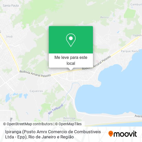 Ipiranga (Posto Amrx Comercio de Combustiveis Ltda - Epp) mapa