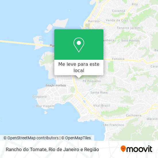 Rancho do Tomate mapa